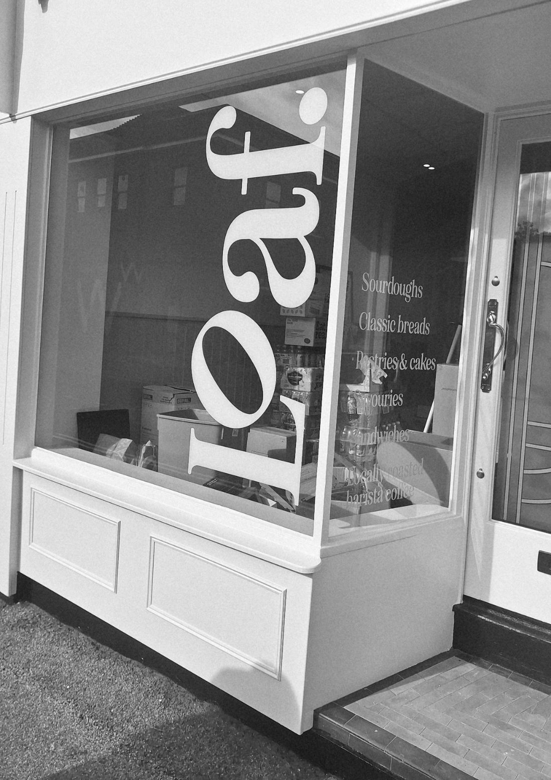 Loaf bakery window vinyl